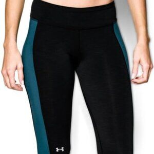 Under Armour Womens Coldgear® Cozy Legging Black/Legion Blue/Metallic Silver XS